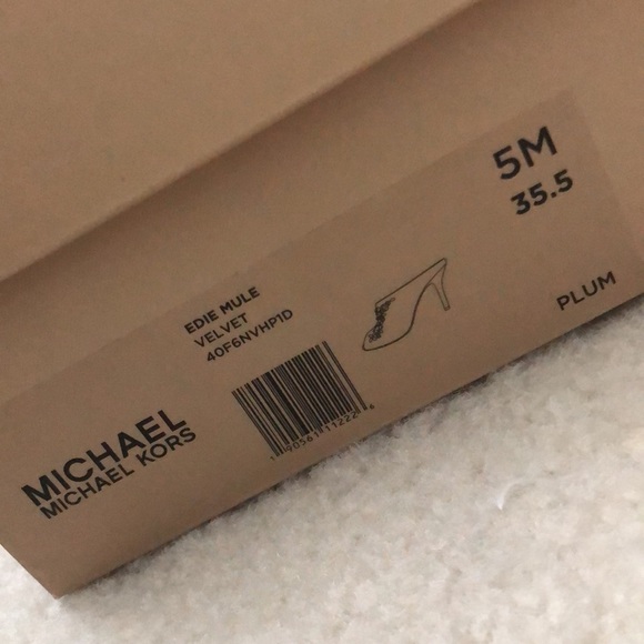 Michael Kors velvet jeweled heel slides - Picture 5 of 5